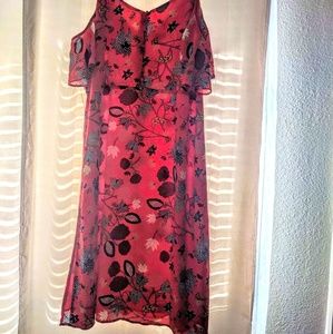 Alice & You Open Shoulder Short Sleeve Dress